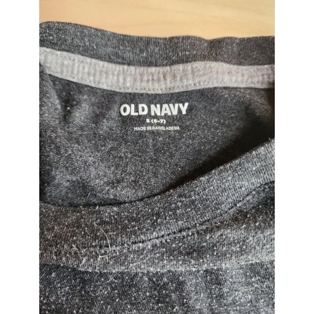 3 Kids Old Navy T-shirt Lot of 3 Tee-Shirts Kids Size Small 6/7